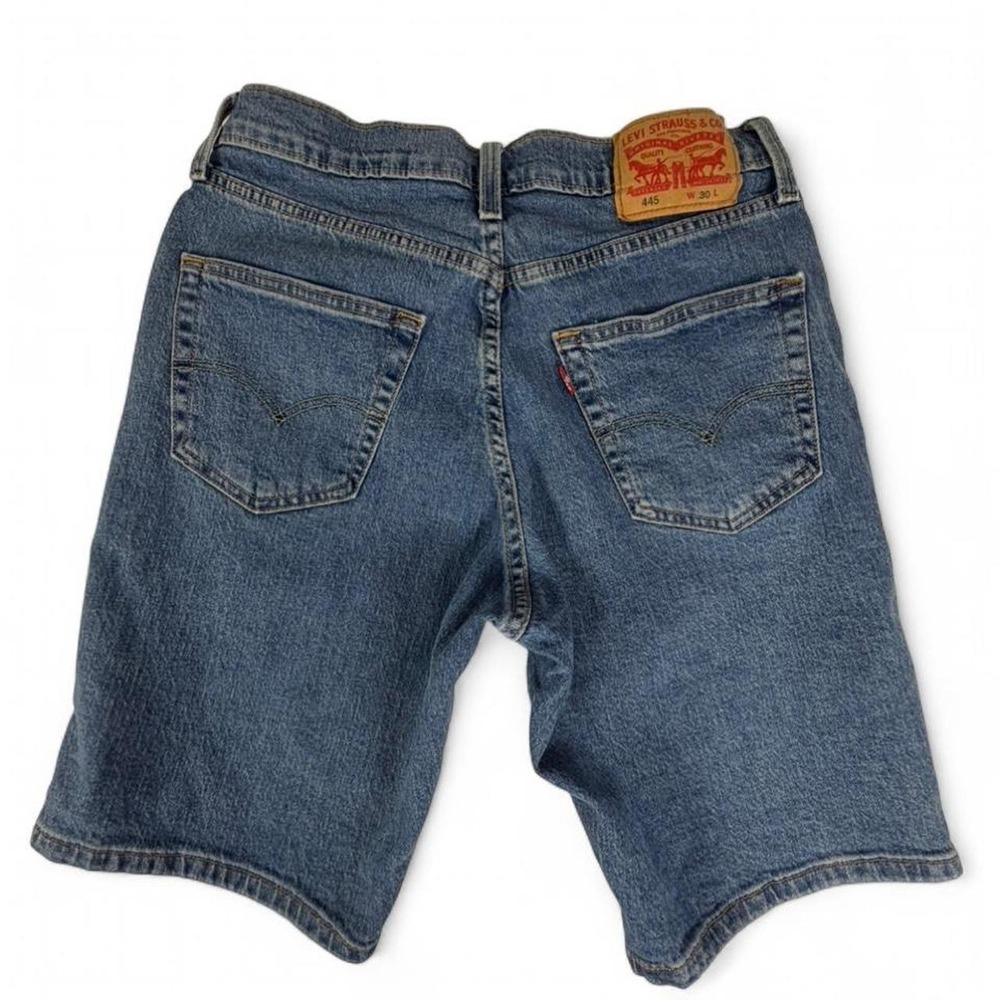 Levi's 445 Denim Bermuda Jorts W30 Medium Wash Relaxed Fit